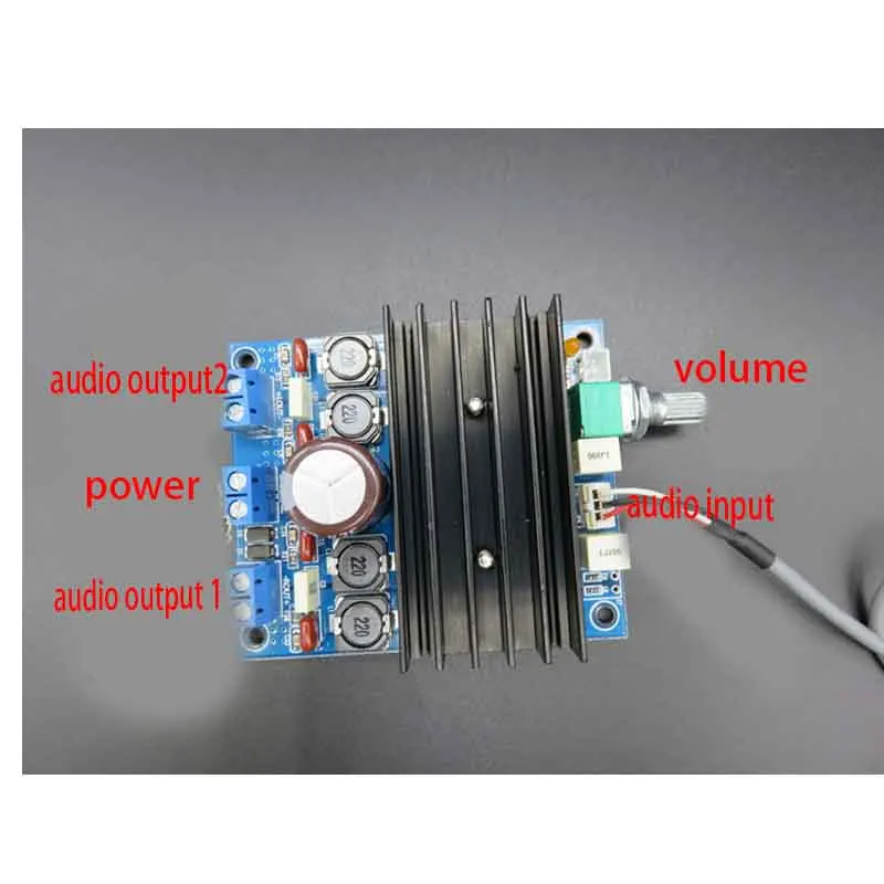 KYYSLB DC12-24V TDA7492 50 Вт * 2 2-канальная плата цифрового усилителя с регулировкой громкости, плата домашнего аудиоусилителя 20 Гц-20 кГц