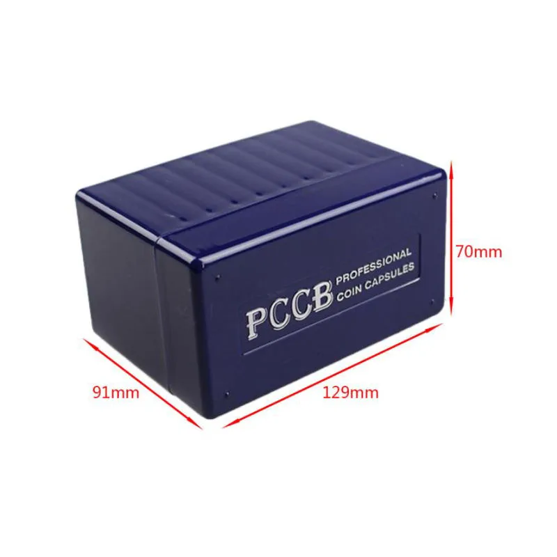 804216 large one PCCB  Certified Coin Slab Storage box For 10coins slab White color