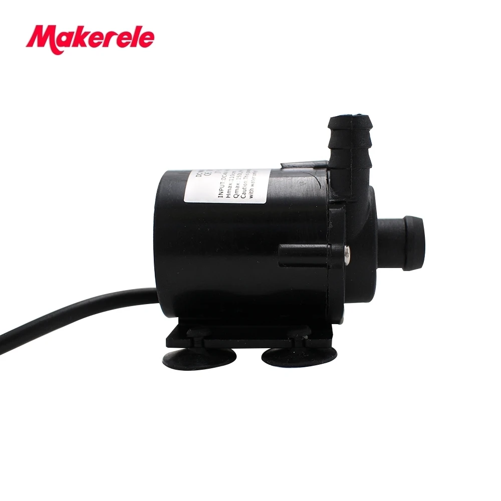 

Water Pump Mini Brushless Water Pump Submersible Motor Easy to operate(DC4-6V 150L/H USB,DC6-12V 5.5x2.1 280L/H female plug)