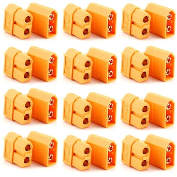 100 pz/lotto XT60 XT-60 Maschio-Femmina Proiettile Connettori Spine Per RC Lipo Batteria Auto Camion Aereo FPV Drone Quadcopter Barca FAI DA TE