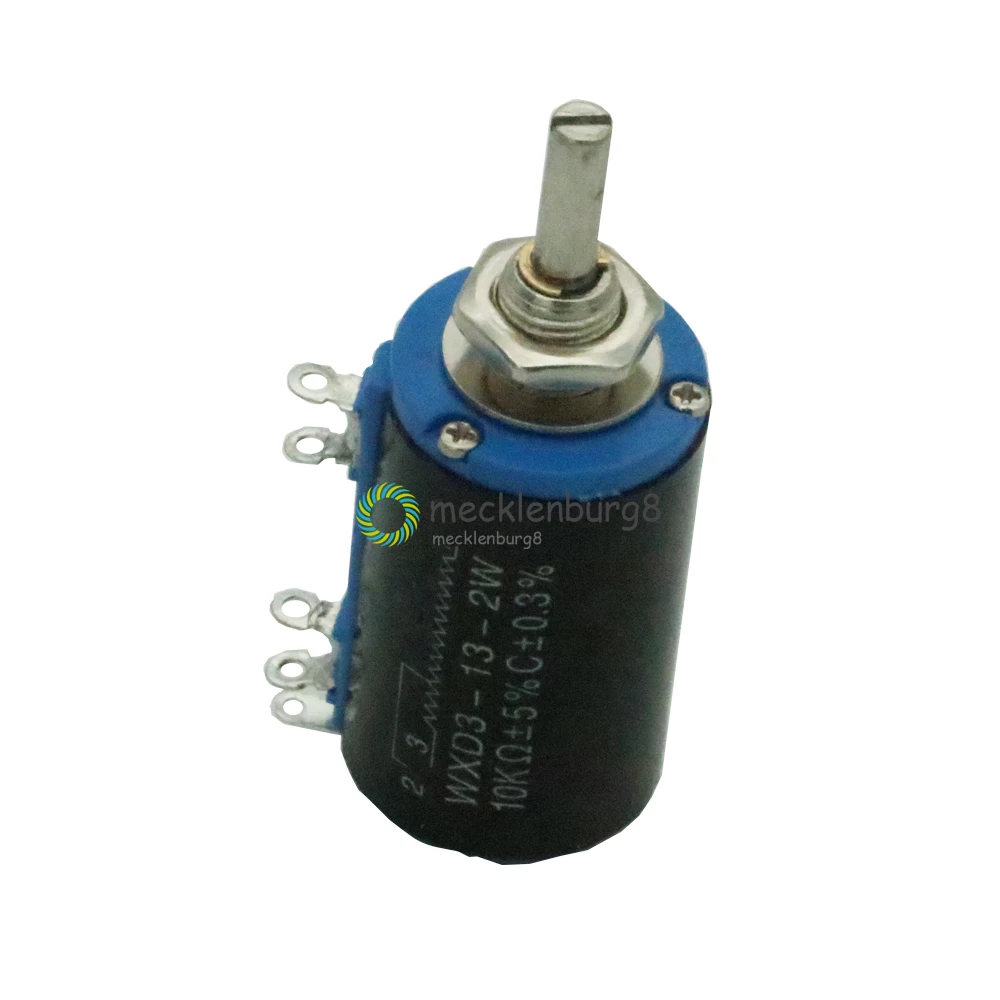 2 pcs. WXD3-13-2W 10 K ohm WXD3-13 2 W Rotary side Rotary multi-turn wire potentiometer