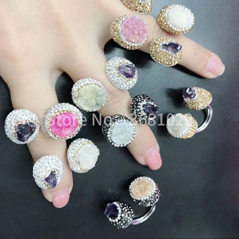 

Natural open ring DIY jewelry gift retention accessories ring