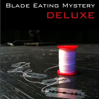 Blade Eating Mystery Deluxe (Gimmicks) Horror Magic Tricks Close up Mentalsim Magician Toys Illusions Street Magic Props Fun