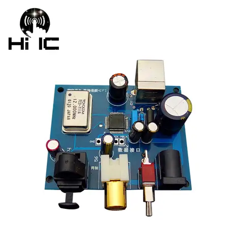 디코더 DAC 증폭기 CD 용 I2S IIS 동축 광학에 USB 5.1 입력