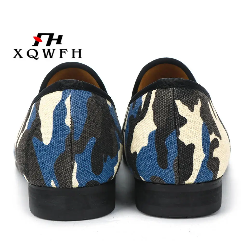 New Fashion Camouflage Men\'s Shoes Smoking Slipper Comfortable Breathable Men Casual Shoes