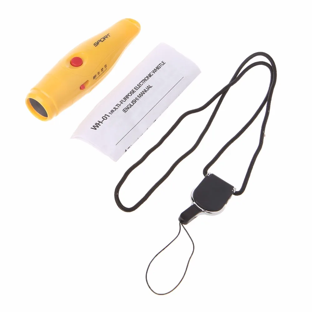 

Electronic Whistle Hand-Held Three Tone for Coach Sports Basketball with Laniard