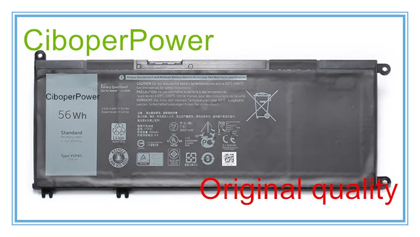 Original laptop battery 7.6V 56Wh V1P4C Laptop Battery for Tablet