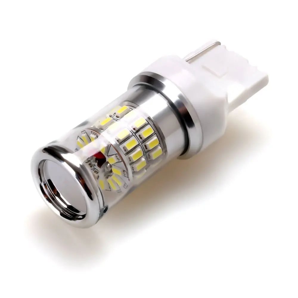 7443 W21W  12V 24V Blanc LED Ampoule de Voiture 48X3014SMD for Clignotant Feu de Freinage Lumissre de Stationnement Feu Arrissre