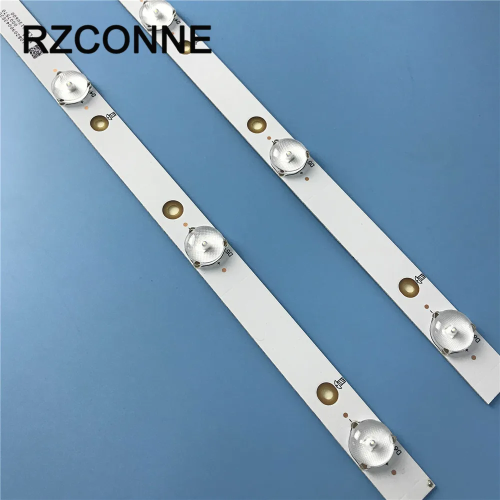 2Pcs 540Mm * 17Mm 6LED Lampu Latar LED Lampu Strip LED untuk TV Monitor Panel