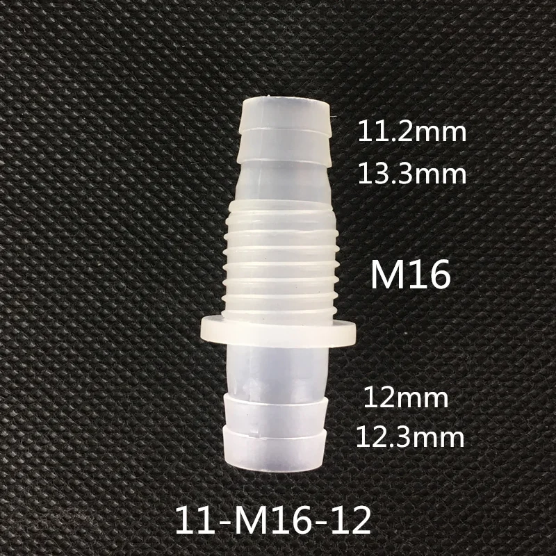 

11-M16-12 plastic connector, hose adaptor, pipe fitting