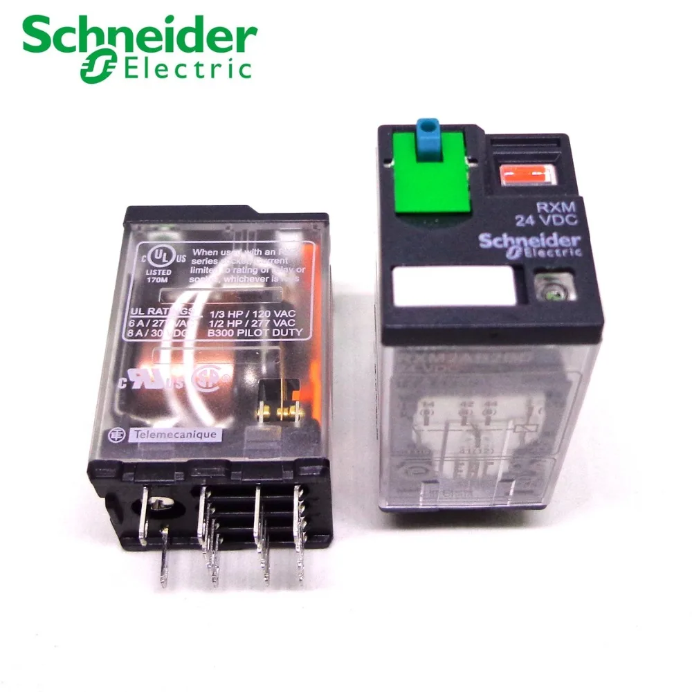 Schneider 100%-NEW 5PCS RXM4AB2BD RXM4AB2P7 RXM4AB2JD RXZE1M4C 4CO 6A RELAY+LTB+LED 24VDC 230VAC original RELAY