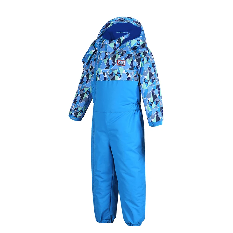 Detector Baby Boy Girl Ski Suit Waterproof Windproof Ski snowboard Bid Thermal Kid Hooded One-piece Children Clothing 1-3 years