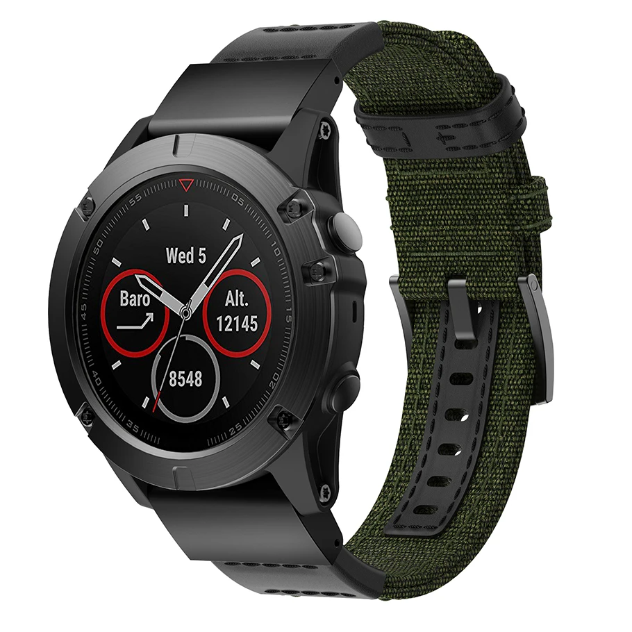 22 26mm pulseira de relógio de silicone fácil ajuste rápido para garmin fenix 3 3hr/fenix 5x/fenix 5x plus/s60/d2/mk1/fenix 5/fenix 5 plus