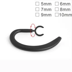 5mm 6mm 7mm 8mm 9mm 10mm auricolare Bluetooth gancio per l'orecchio Clip ad anello retrattile vorticoso gancio per l'orecchio accessori per cuffie di ricambio