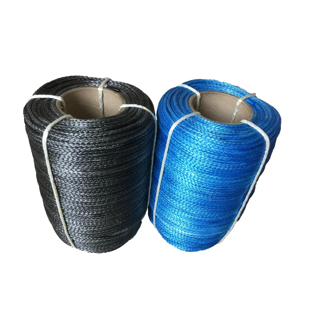 6MM*100M Synthetic Winch Line UHMWPE Fiber Rope For 4WD 4x4 ATV UTV Boat Recovery Offroad