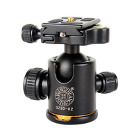 QZSD Q02 Professional Camera Tripod Ball Head with Quick Release Plate 1/4\