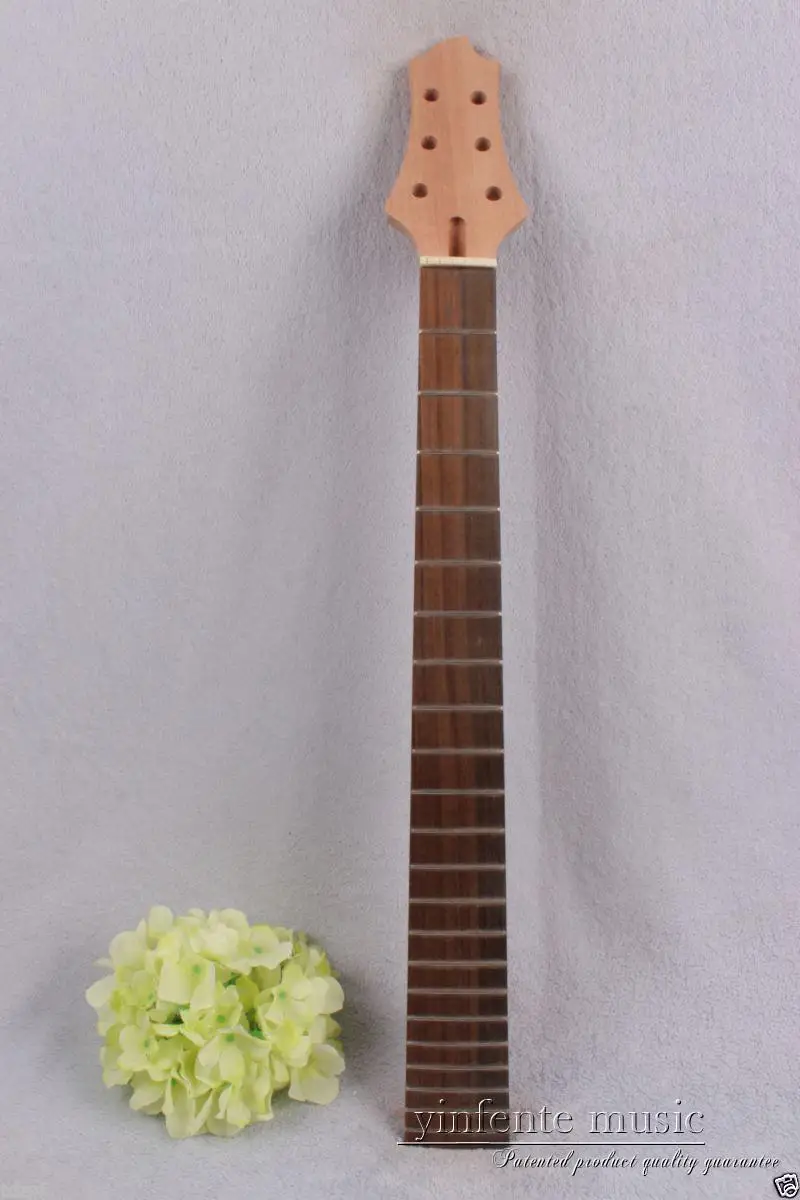 1pcs electric guitar neck solid wood 22 fret 24.75\'\' Truss Rod rose wood #729