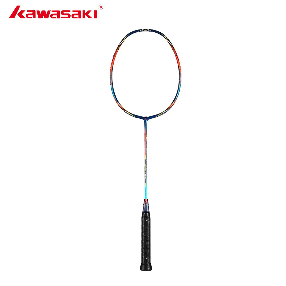 Kawasaki-Raquette de badminton King K9, raquettes en fibre de carbone, tout autour, Type T Join Power, intermédiaire plus tard, originale