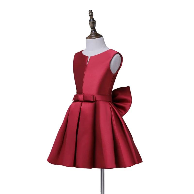 FADISTEE Heißer verkauf Blume Mädchen Kommunion Kleid A-line satin kleider nette bogen A-linie mädchen kleid