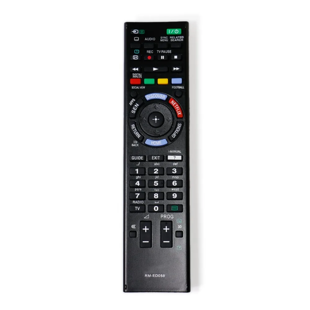 Mando a distancia para RM-ED058 Sony, compatible con televisores 3D, NETFLIX, Botton, KDL55W955B, KDL-55W955B, KDL60W855B, nuevo