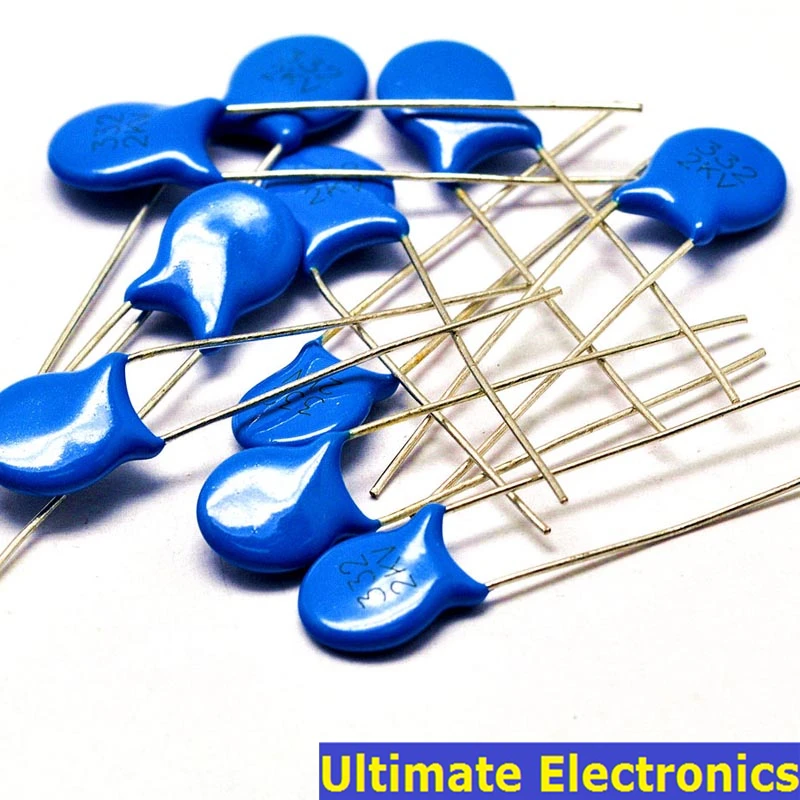 200pcs 3.3nF 332 2KV 3300pF 2000V High Voltage Ceramic Disc Capacitor