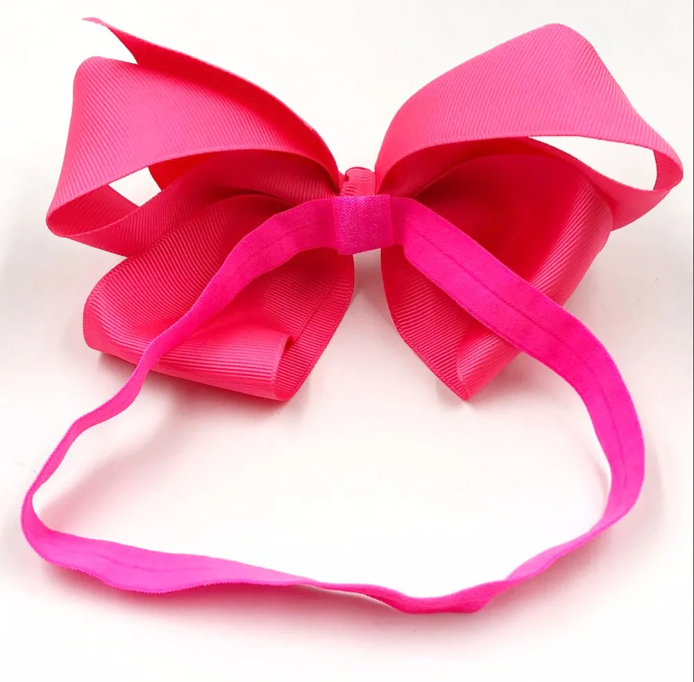 30 Colors 6 Inch Hair Bows BabyGirls headbands Big 6\