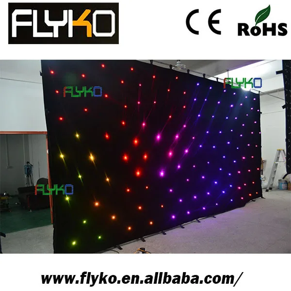 

Free Shipping 2014 popular led star cloth for wedding