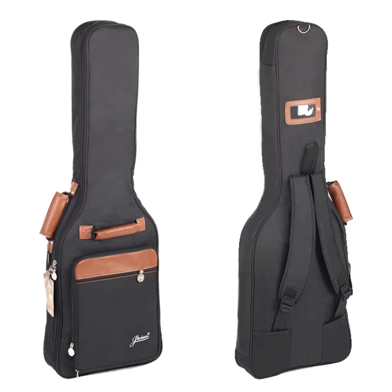 Electric bass guitar bag cover shockproof electric bass case black waterproof bass bag straps standard bass bags