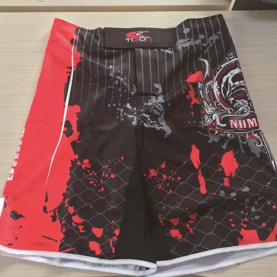 SUOTF Pro MMA Fight MMA short shorts Muay Thai kick boxing gel cage pants pants Sanda boxing sport pants M-XXXL