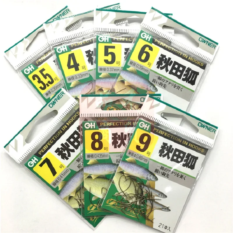 Japan Owner Hooks 10003 Anzol High Carbon Steel Fishing Hooks Stream Soft Bait Barbed Hook Carp Sharpen Long Handle Hooks Pesca