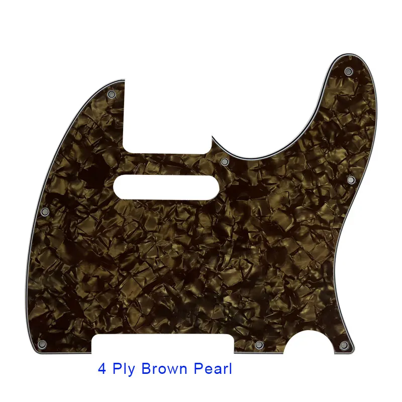 Pleroo Custom Guitar Parts -* For US Standard 8 Screw Holes 62‘’Year Tele Telecaster Guitar Pickguard Scratch Plate,Multicolor