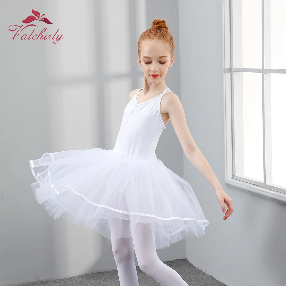 Girl Ballet Style Dance Leotard Princess Tutu Dress Good Quality Kids Ballerina Bodysuit Fairy Party Costumes