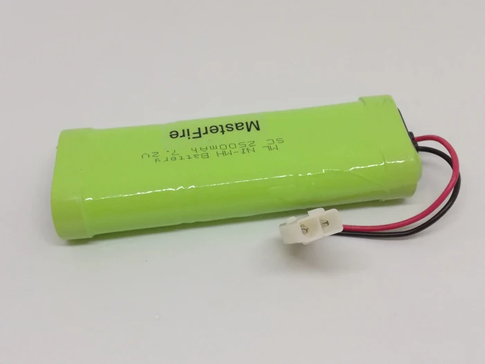 

2pcs/lot Brand New MasterFire 7.2V 2500mAh SC NICD Battery Cell Rechargeable Batteries Pack for RC Car with plug