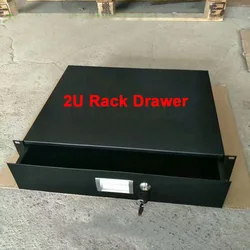 Flight case accessories,Iron drawer,2U standard cabinet drawer 19 Inch Racking Rack Drawers