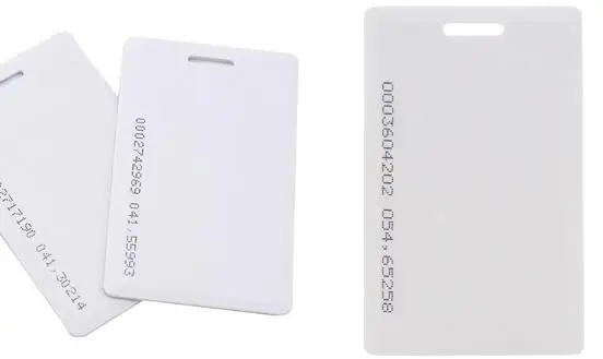 10 Pcs 125KHz EM4100/TK4100 RFID Proximity ID Smart Card 0.85mm Thin