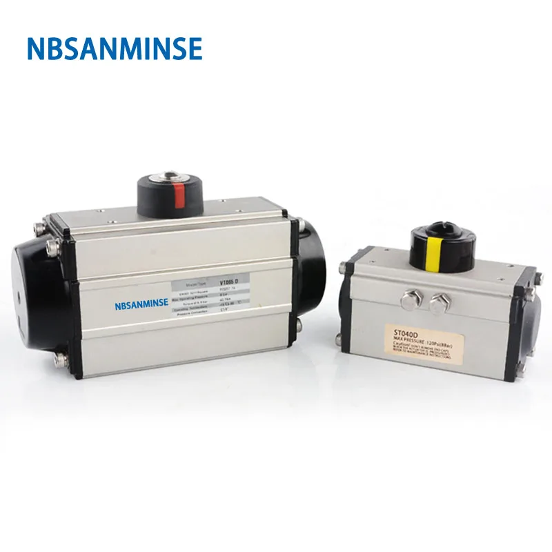 NBSANMINSE ST AT 125 ~ 160 D Air Torque Actuator Pneumatic Actuator Single Double Acting For Valve and Cylinder Compressed Air