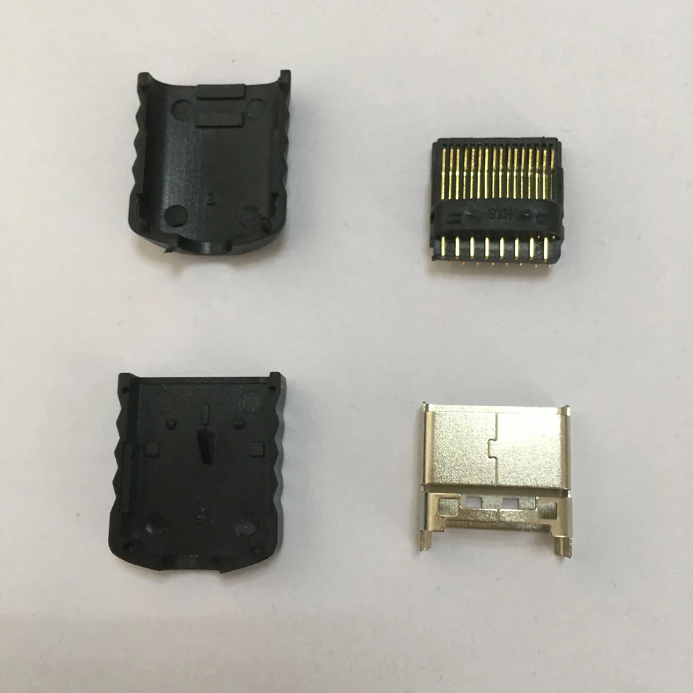 500PCS High qualtiy composite AV adapter cable cord 16Ppin 16PIN jack interface plug connector for SEGA DreamCast for DC