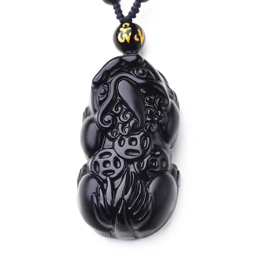 Natural Black Obsid… - image