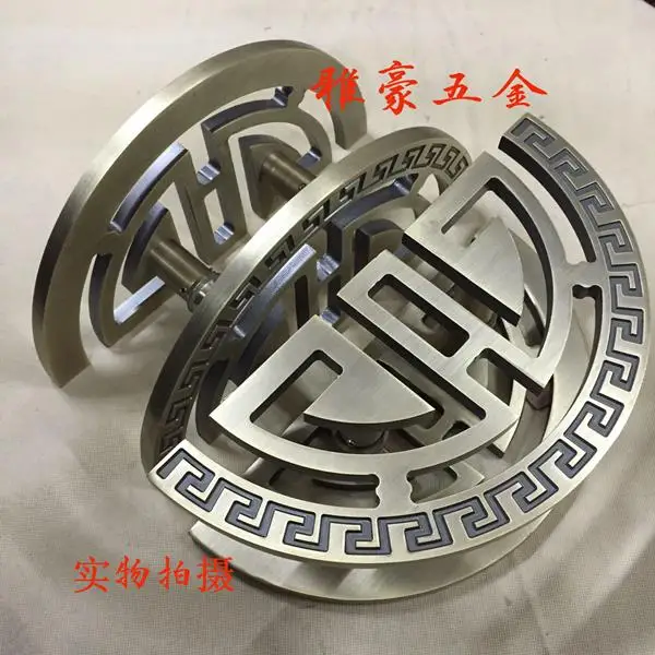 The bronze sculpture of Chinese antique door handle half glass door handle door handle half round the club