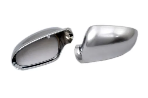 

Car Chromium Styling R Line Style Silver Matt Chrome Side Mirror Cap Replacement For VW Volkswagen Jetta MK5