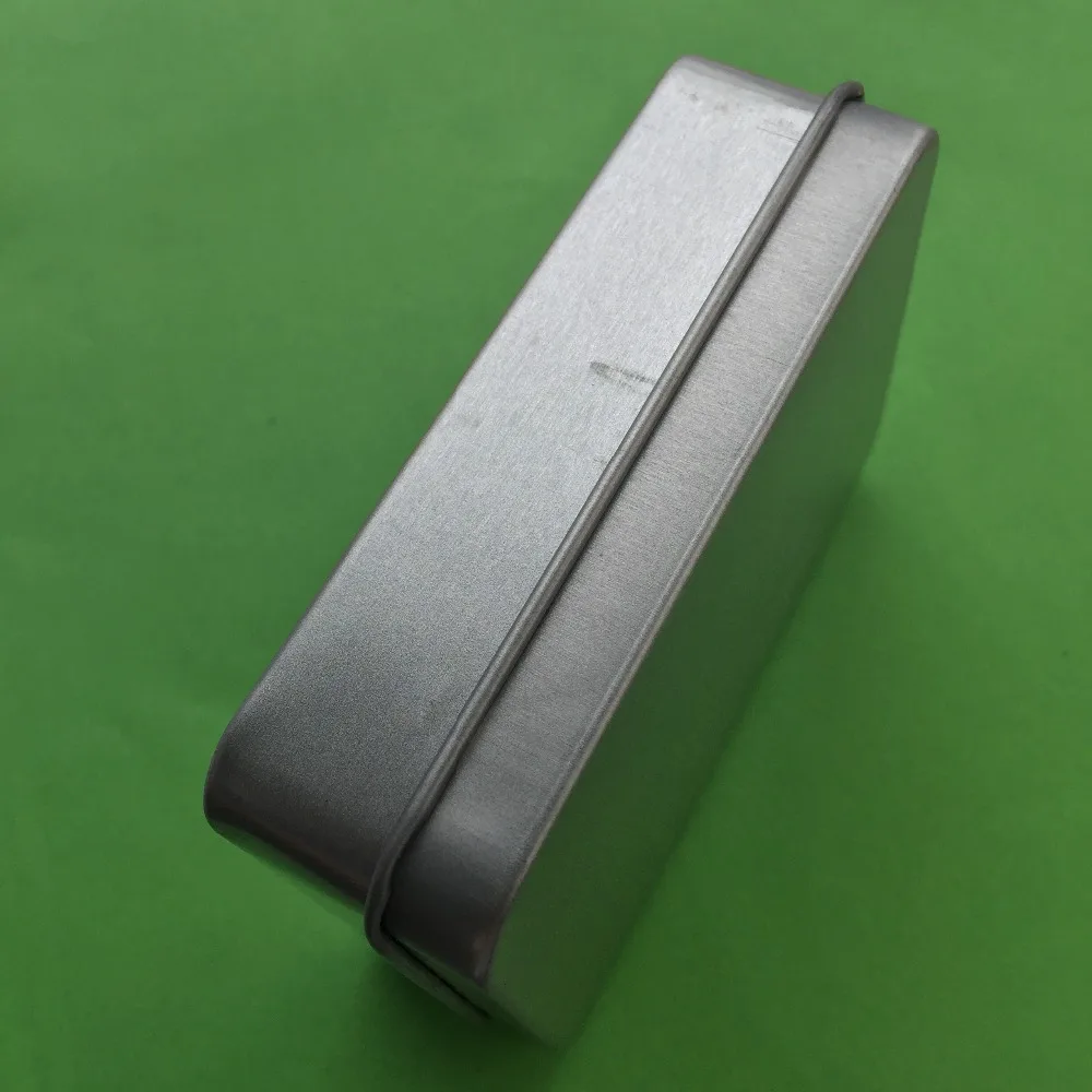 J274Y Small Iron Box 9*6.5*2.5cm Silver Color DIY Model Parts Rectangle Storage Box