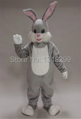 

mascot Grey Rabbit Easter bunny mascot costume fancy dress fancy costume cosplay theme mascotte carnival costume kits