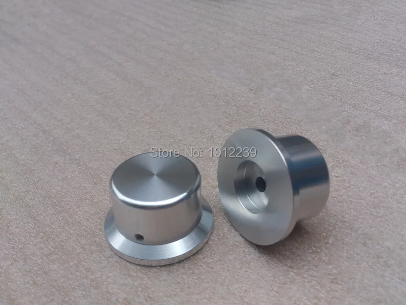 1pcs Diameter 44mm high 25mm  all aluminum solid  Volume knob  Audio amplifier potentiometer knob