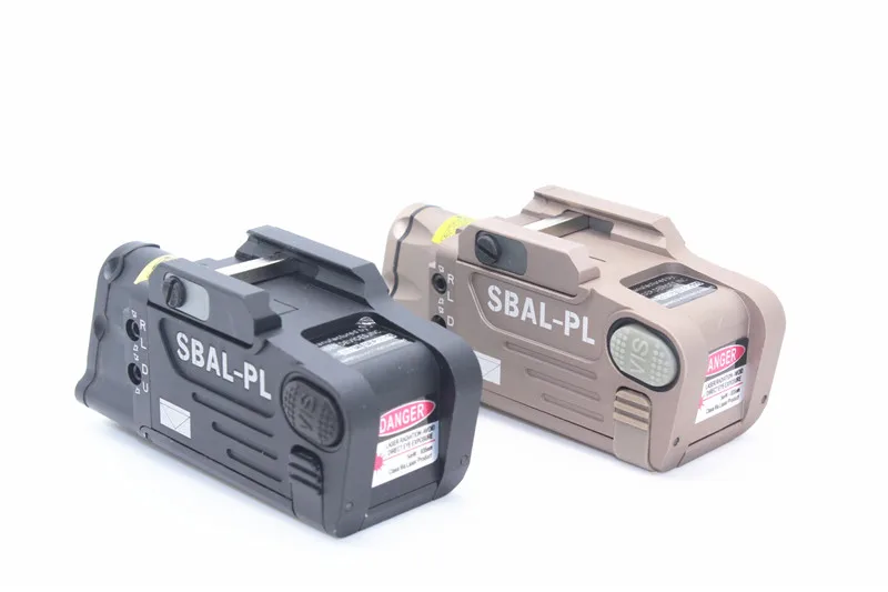 

Tactical Laser Flashlight SBAL-PL Hunting Weapon Light Combo Red Laser Pistol Constant & Strobe Gun Light Picatinny Rail