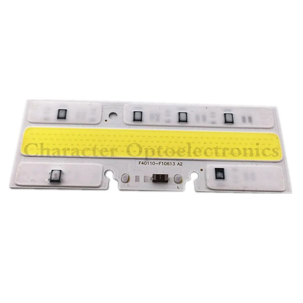 1pcs Waterproof  High Power LED COB Chip Lamp AC 110V 220V 50W  Smart IC LED Outdoor Floodlight DIY light bombillas