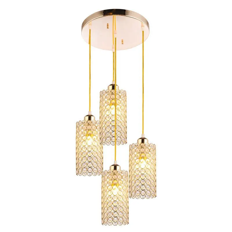 

Modern Crystal Dining Room Pendant Lamp Restaurant Hallway Corridor Hanging Lights Bar Counter balcony Pendant Lighting Fixtures