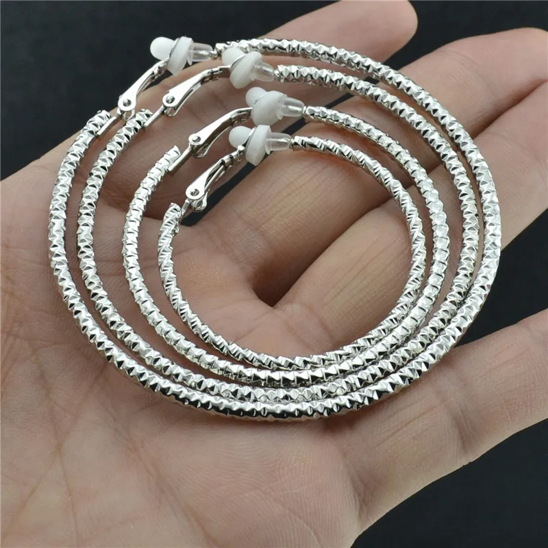 Hoop Earrings for women Clip on the ear Without piercings Small circle Rings 2021 New Trend Fashion Jewelry Fine Ladies Earings