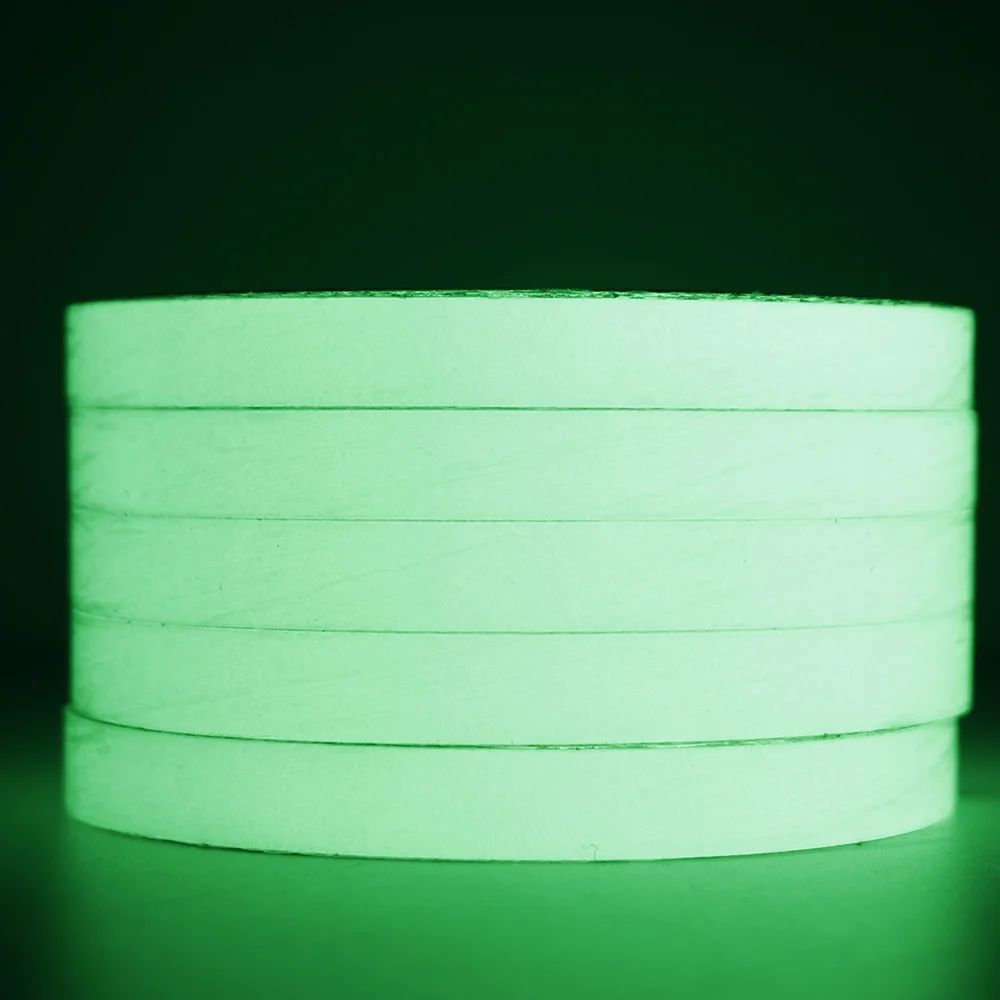 1 roll Luminous tape Glow in The Dark Tape Safety Self-adhesive Sticker  Strip Phosphorescent Luminous Home Decoration Tapes