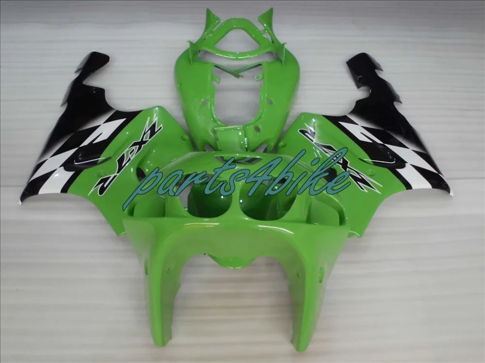 Aftermarket body parts fairings for Kawasaki Ninja ZX7R 96-03 green white black fairings ZX-7R 1996-2003 +7 gifts OM01