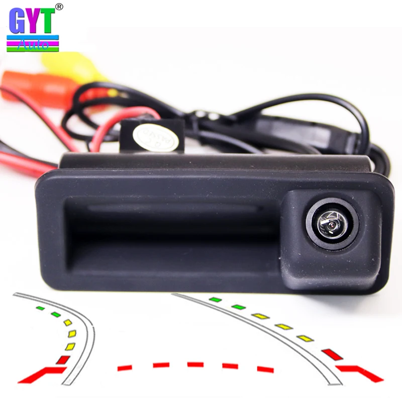 

Dynamic Track Reverse backup Camera for Ford Mondeo focus Range Rover Freelander 2 Trunk Handle CCD HD Car RearView camera